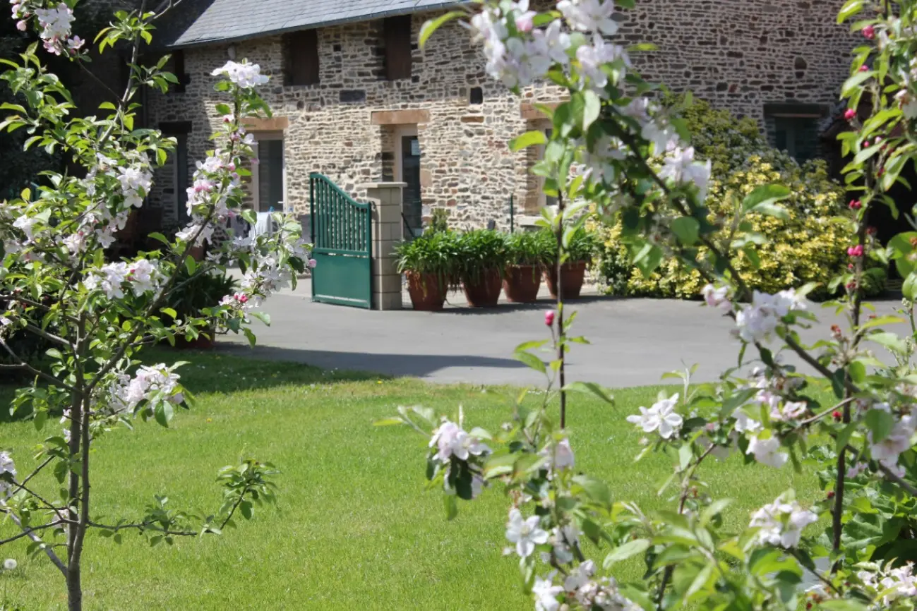 Les Agapanthes du Manoir au Court, manoir à Pontorson