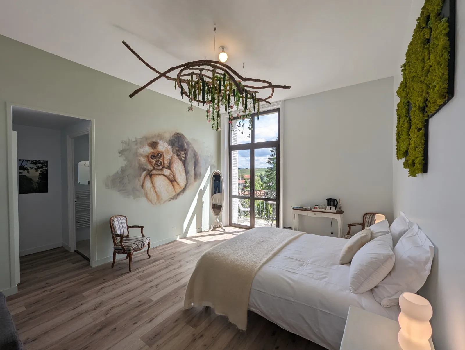 Chambre Rêve de Gibbon, manoir à Parentignat