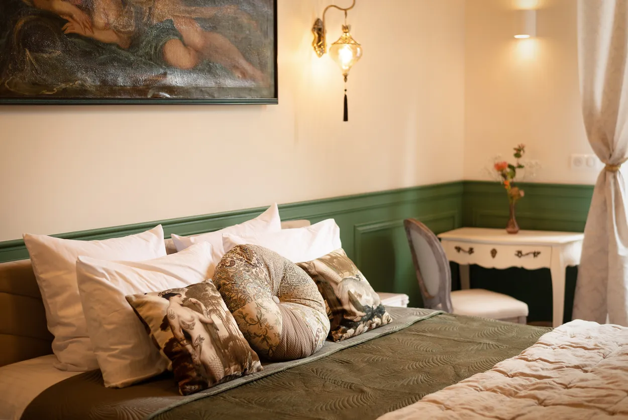 Chambre Léda du Manoir de Laroque Delprat à Autoire, photo 5