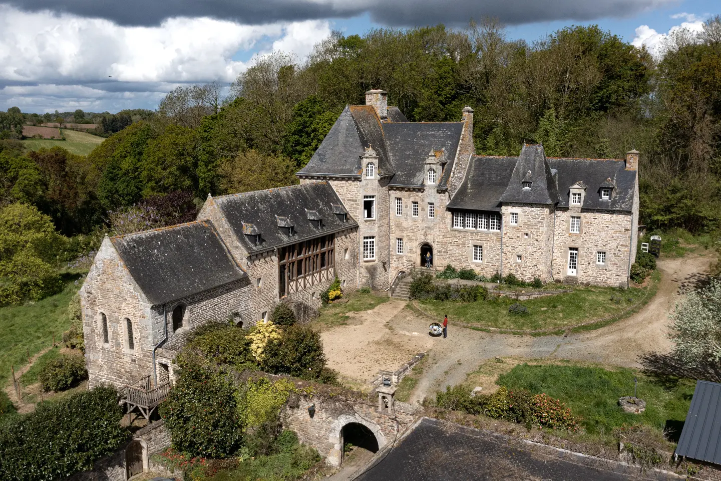 Château de Brélidy, chambre ou suite de château à Brélidy