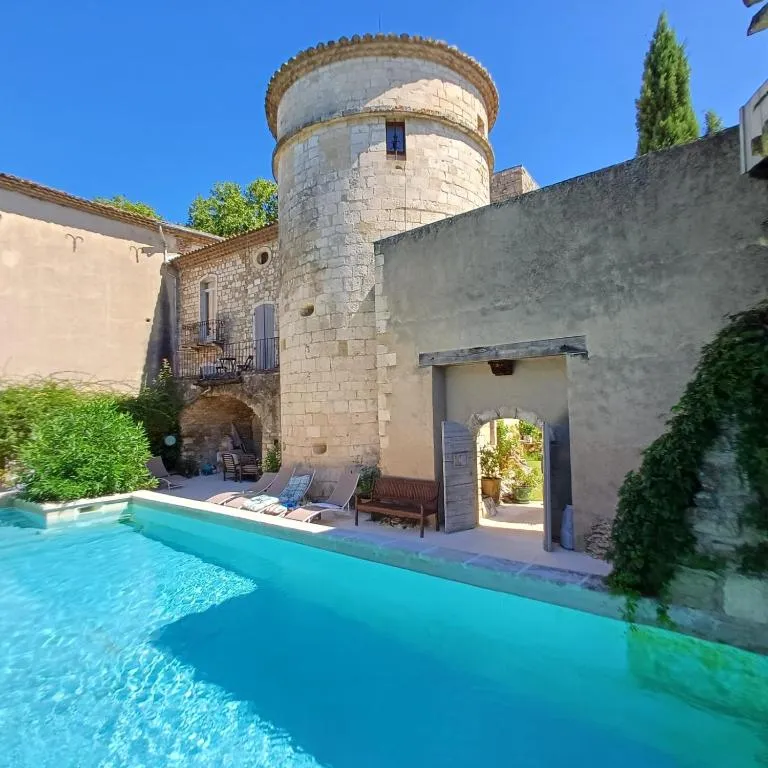 Château de la Bastide, chambre ou suite de château à Goudargues