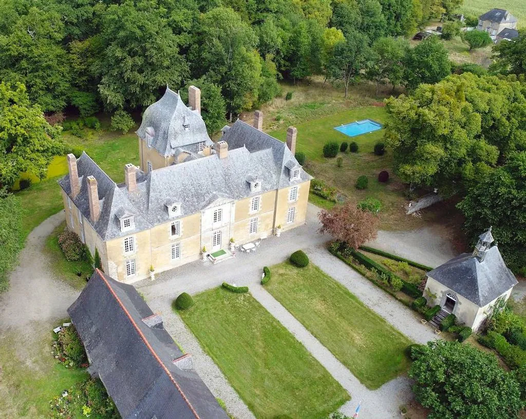 Château du Bois Glaume à Poligné, photo 4