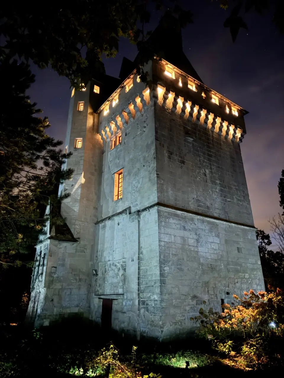 Donjon de Saintines, château entier à Saintines