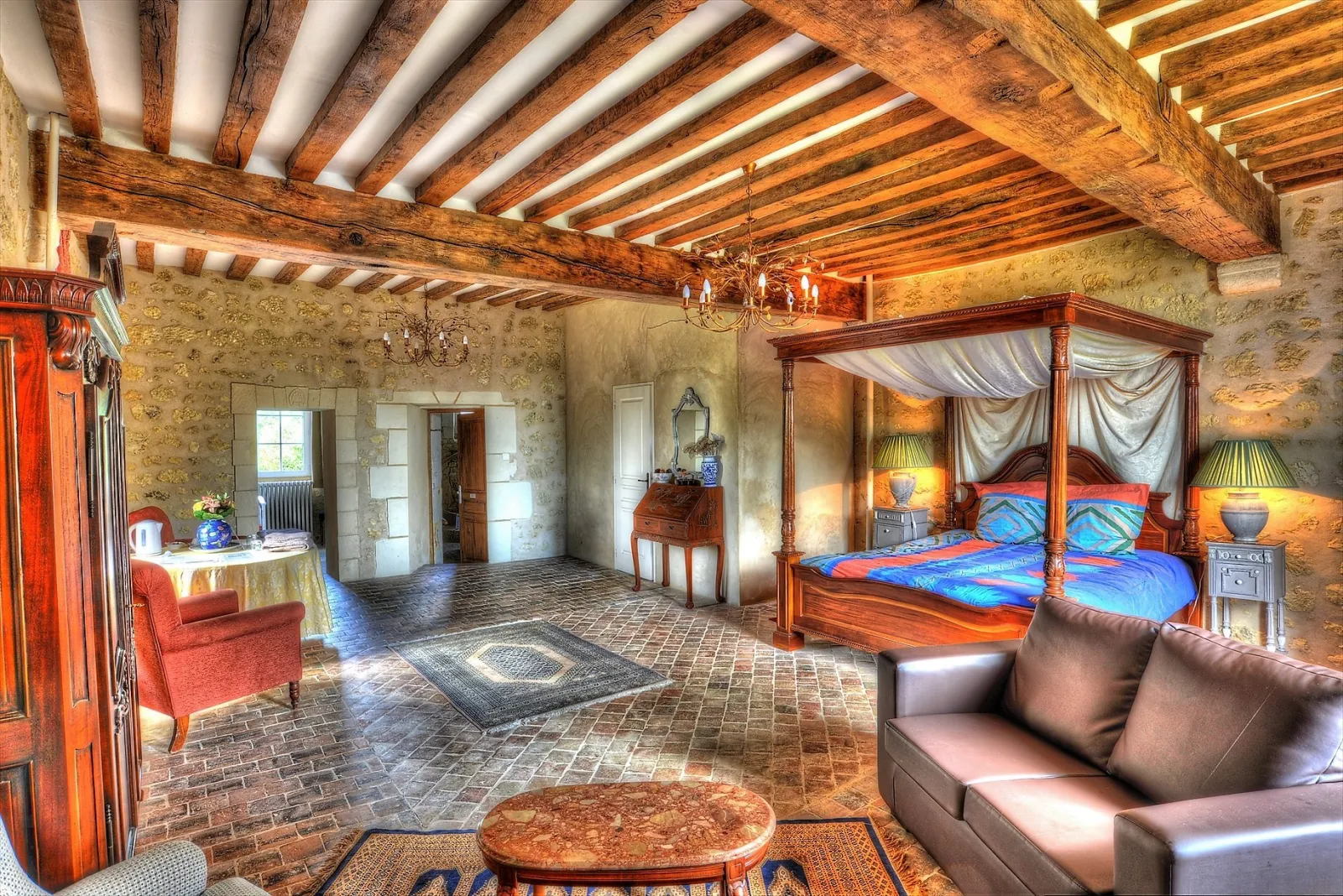 Suite Florentin du Château de Blavou, chambre ou suite de château à Saint-Denis-sur-Huisne