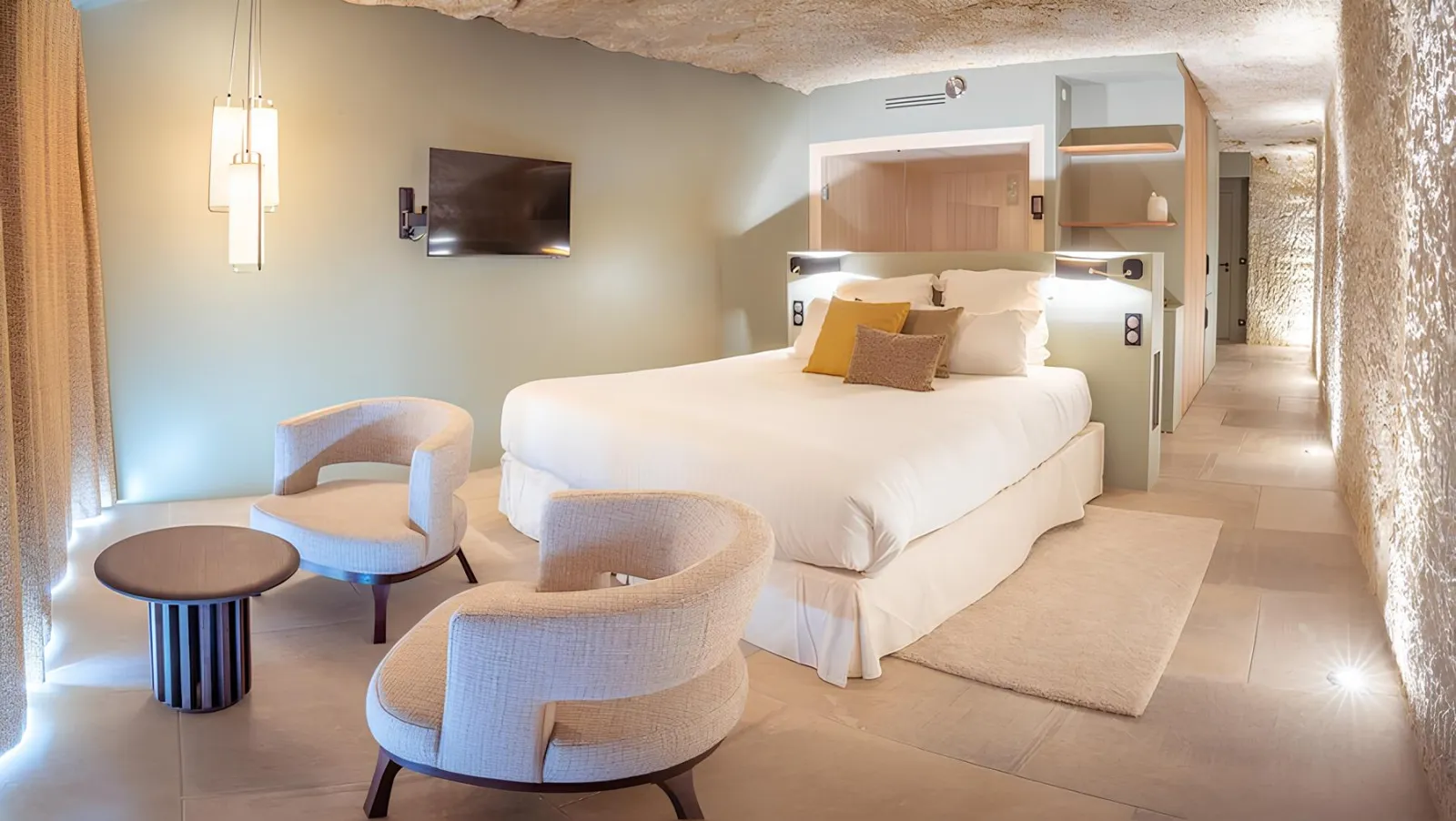 Suite Prestige du Château de Perreux, chambre ou suite de château à Nazelles-Négron
